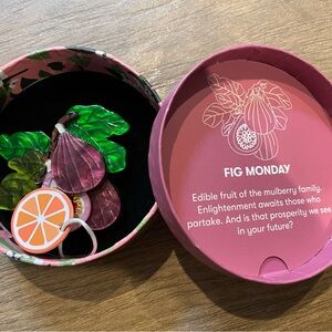 Erstwilder Fig Monday collectible brooch